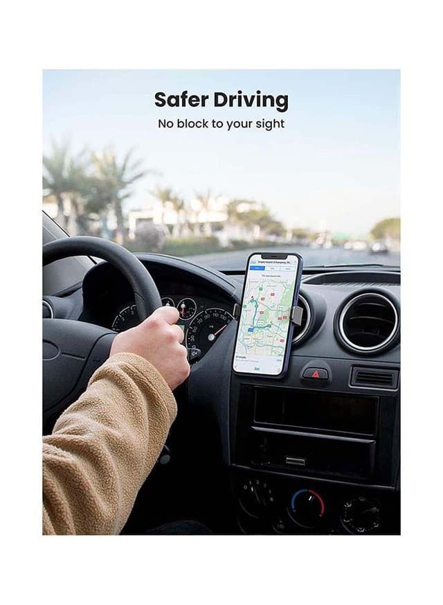 حامل جوال للسيارة  - اسود UGREEN - Mini Air Vent Car Mount For iPhone 13/13 Mini/13Pro/ 13 Pro Max/11/12 mini/Pro Max Galaxy S21 Ultra S20 S10 Devices