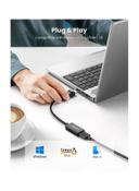 وصلة تحويل ( من DisplayPort الى Hdmi ) بدقة 4K 60Hz  - اسود UGREEN -  DisplayPort to HDMI Adapter  Male to Female DP to HDMI Converter Video Display Cord