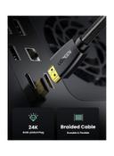 UGREEN HDMI Cable 2.0 5M Premium High-Speed HDMI to HDMI Video Wire 4K@60Hz Ultra HD Braided Cord Compatible for MacBook Pro 2021 Nintendo Switch PS3/4 /5 PC Laptop Black - SW1hZ2U6NTQ1OTU1