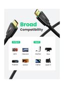 UGREEN HDMI Cable 2.0 5M Premium High-Speed HDMI to HDMI Video Wire 4K@60Hz Ultra HD Braided Cord Compatible for MacBook Pro 2021 Nintendo Switch PS3/4 /5 PC Laptop Black - SW1hZ2U6NTQ1OTU5