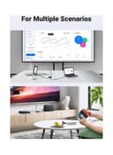 UGREEN HDMI Splitter 2 in 1 Out HDMI Switcher With HDMI Cable Support 4K@60HZ 3D 1080P for PC Laptop Switch Blu-Ray Player Roku TV Stick Xbox PS5 PS4 HDTV Monitor Black