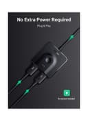 UGREEN HDMI Splitter 2 in 1 Out HDMI Switcher With HDMI Cable Support 4K@60HZ 3D 1080P for PC Laptop Switch Blu-Ray Player Roku TV Stick Xbox PS5 PS4 HDTV Monitor Black