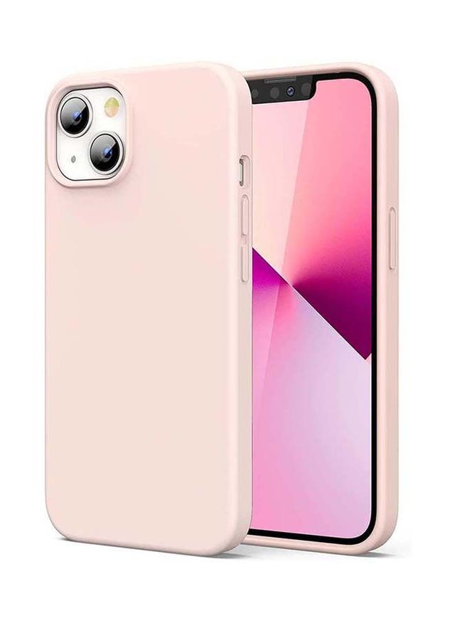 كفر ايفون 13 - وردي Silicone Anti-Scratch Protective Case For iPhone 13 6.1 inch - SW1hZ2U6NTQxNzQw