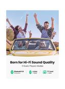 UGREEN Bluetooth FM Transmitter USB Car Charger 38W QC PD Fast Charging Radio Adapter Car Kit Built-in Mic Support Hands-Free Calls LED Backlit TF Card Flash Drive Black