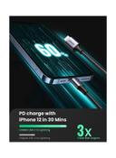 UGREEN iPhone Cable 3M [MFi Certified] USB C to Lightning Fast Charging Cord Braided Wire 18W Fast PD Charge for iPhone 13/12/11/XS/XR/Pro Max /Pro/Mini/SE/ ipad 9 Black - SW1hZ2U6NTQ1ODQ4