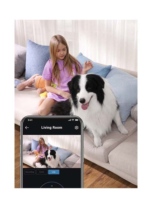 Eufy Indoorcam Mini Pan And Tilt Indoor 2K Wireless Wi-Fi Network Surveillance Camera