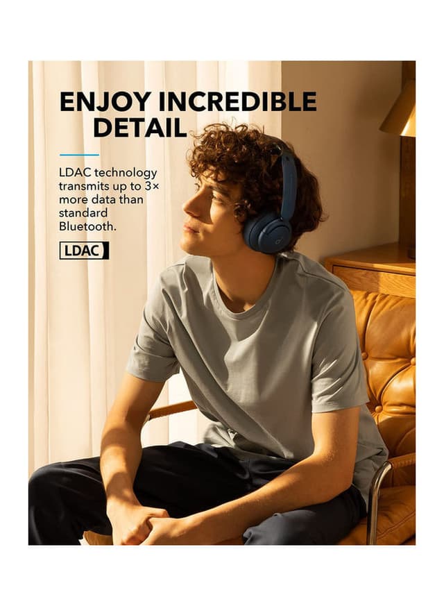 سماعة بلوتوث رأسية 40 ساعة ساود كور Soundcore Life Q35 Multi Mode Active Noise Cancelling Headphones