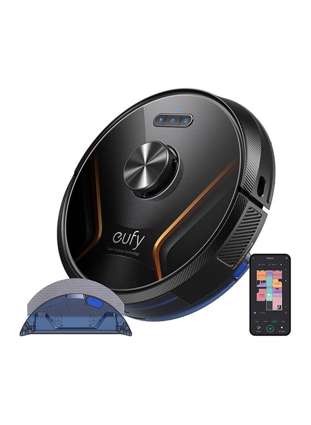 Eufy Robot X8 Hybrid Vacuum And Mop Cleaner 70W T2261 Black