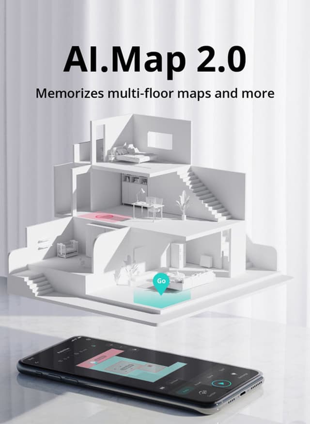 Eufy Robot X8 Hybrid Vacuum And Mop Cleaner 70W T2261 Black