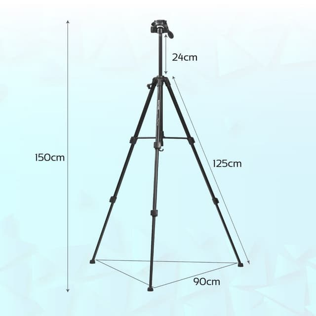 ترايبود ثلاثية الأرجل قابلة للطي  PROMATE Aluminium Alloy Tripod with Quick-Release Plate