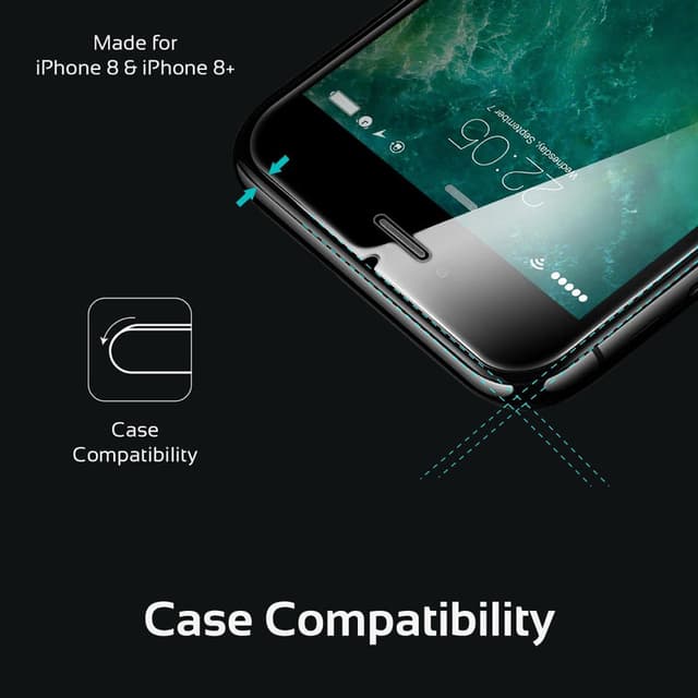 promate Ultra-Slim Clear HD Tempered Glass Screen Protector