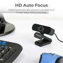 كاميرا ويب مع مايكروفون مدمج  PROMATE Auto Focus Full-HD Pro WebCam - SW1hZ2U6NTM2MDU1