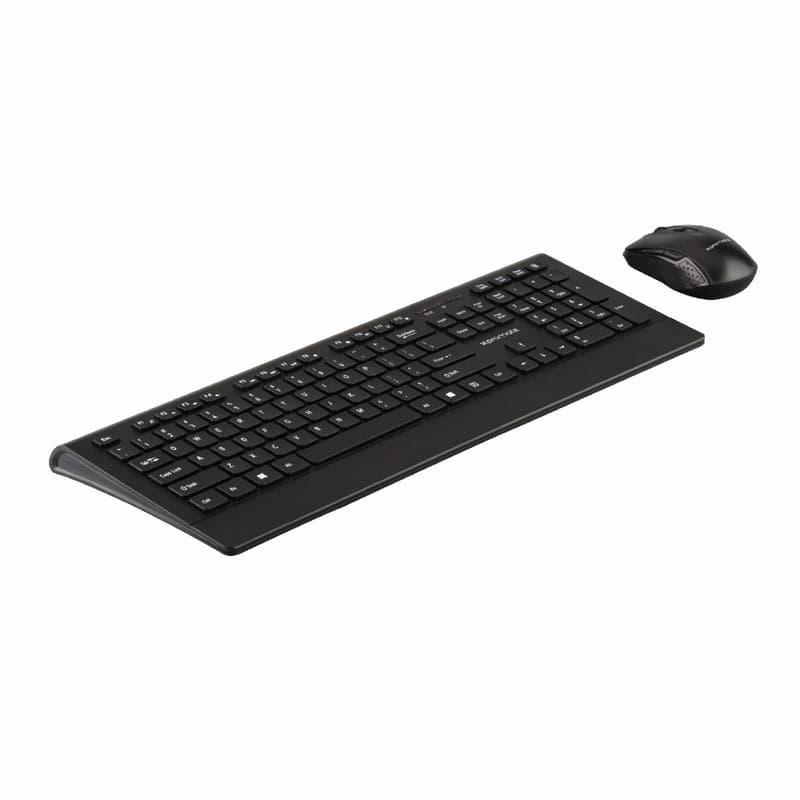 كيبورد و ماوس لاسلكيين  PROMATE Ultra-Slim Ergonomic Wireless Keyboard & Mouse Combo