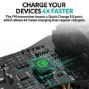 promate Car Wireless FM Modulator With Quick Charge 3.0 Port