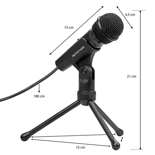 مايكروفون قيمنق  PROMATE Universal Digital Dynamic Vocal Microphone
