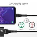 promate 2A Type-Câ„¢ Cable with 1.2m Tangle Free Cord and Long Bend Lifespan