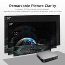 بروجكتور محمول بنظام أندرويد   PROMATE Touch Control Android 7.1 Portable Projector - SW1hZ2U6NTM3MDU5