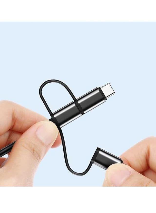 سلك اتش دي للجوال 3 في 1 بدقة 4K يسديو Yesido 3 In 1 HDMI Cable For Lightning & Micro & Type-C