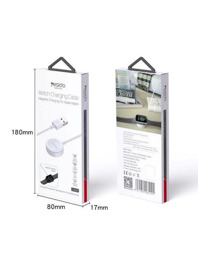 Yesido Compatible with Apple Watch Charging Cable Series 7 / 6 / SE / 5 / 4 / 3 / 2 / 1 All Series, Just Place it on and Charge, Convenient to Carry