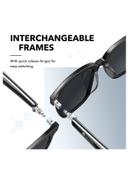 نظارة شمسية ذكية بلوتوث 48 ملم أسود ساوندكور Soundcore Bluetooth Smart Sunglasses With Polarized Lenses And Tap To Call Option - SW1hZ2U6NTM4Njc0