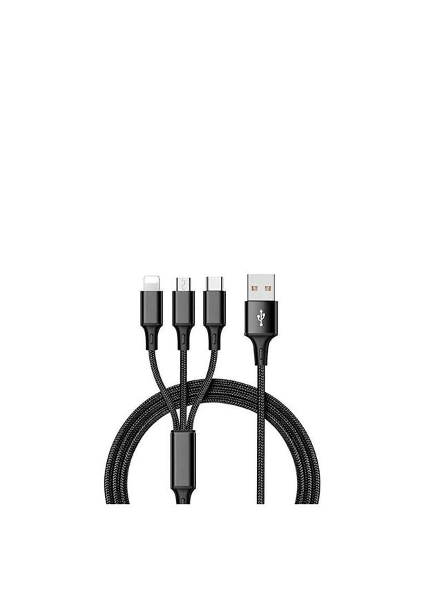 Yesido CA73 Super Fast 3 In 1 Fast Charge Cable Widely Compatible with Micro USB, Type C and Lightning Connector - SW1hZ2U6NTQ0NjIw