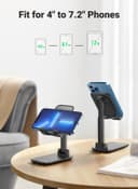 UGREEN Mobile Stand Adjustable Phone Holder and Foldable Cellphone Mount Metal Desk Dock Compatible for iPhone 13 Mini/ Pro/ Pro Max /12/ 11 SE X XS Galaxy