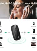 محول بلوتوث (Aux 5.0 ) Bluetooth Aux Adapter 5.0 Audio Receiver for Wireless Music Stream - 206991