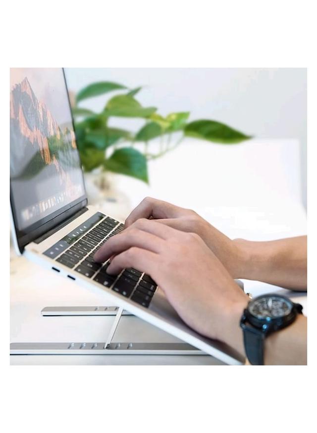 ستاند لابتوب متعدد الزوايا رمادي | Seven Gear Adjustable Laptop Stand