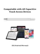 قلم لمس للرسم عالي الدقة أبيض | Capacitive Stylus Pen
