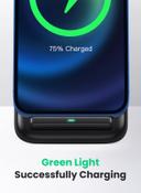 شاحن لاسلكي ( 15W ) - اسود UGREEN -  Fast Wireless Charger Stand Pad for iPhone 13 Pro 12 Pro Max 12 Pro 11 XS Max X 8P Samsung S20+ S20 S10 Note10 S9 Airpods 2 Pro