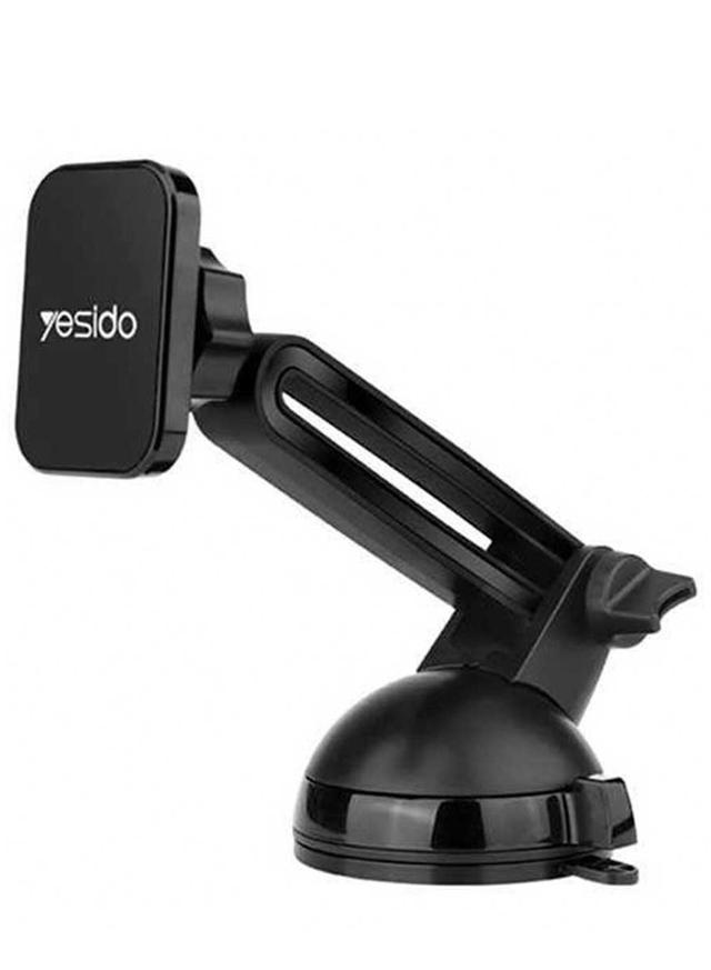 Yesido C39 Magnet Holder Free Rotaion Mobile Car Holder Black - SW1hZ2U6NTQyMjMy