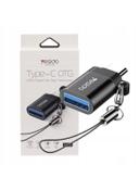 محول OTG صغير من 3.0 USB إلى MicroUsb أسود | Yesido Micro OTG USB 3.0 Super Fast Data Transmission
