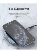 شاحن لاسلكي مكتبي مع شاشة رقمية بقدرة 15 وات | Yesido Digital LED Display Wireless Fast Charger