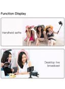 Yesido SFII Wireless Selfie Stick Tripod With Remote Control