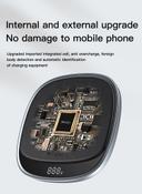 شاحن لاسلكي مكتبي مع شاشة رقمية بقدرة 15 وات | Yesido Digital LED Display Wireless Fast Charger