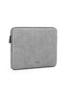 UGREEN Laptop Sleeve 13.3 Inch Compatible with MacBook Air 13 2021 2020 2019 PU Leather Case Water-Resistant Soft Padded Zipper Protective Briefcase-Gray