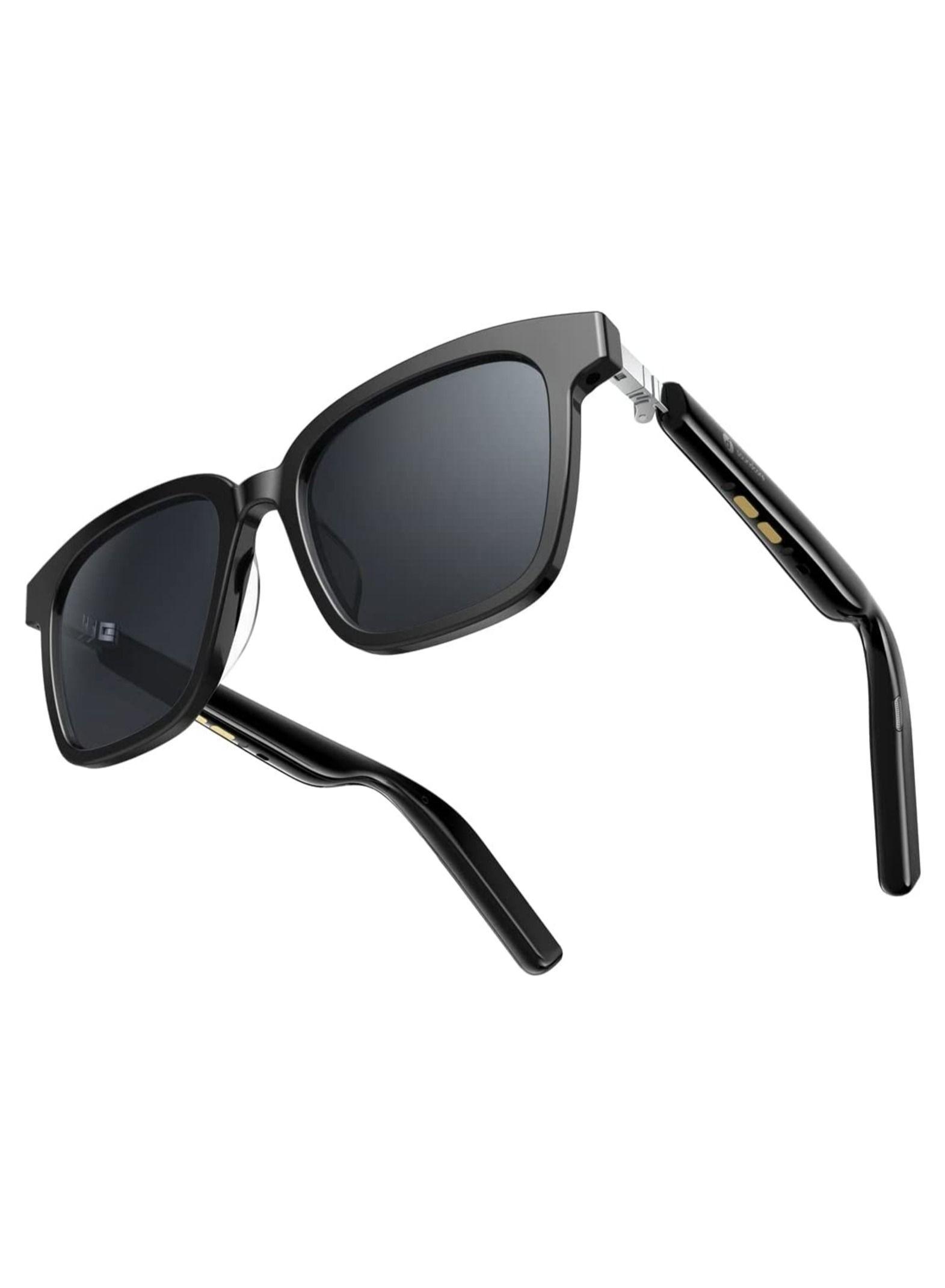 نظارة شمسية ذكية بلوتوث 48 ملم أسود ساوندكور Soundcore Bluetooth Smart Sunglasses With Polarized Lenses And Tap To Call Option
