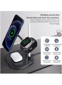قاعدة شاحن ايفون لاسلكي 4 في 1 يسديو Yesido 4 in1 Wireless Charger Adapter
