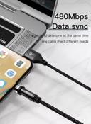 كيبل شحن متعدد المخارج 3في1 Rotating Magnetic 3in1 Cable - Yesido