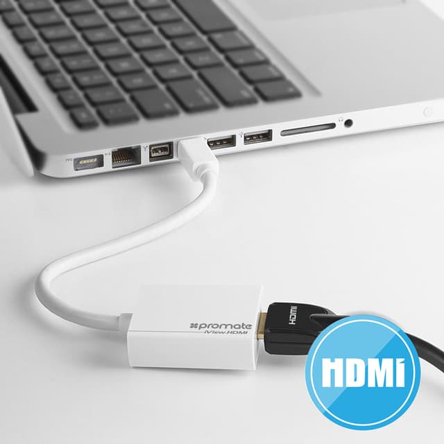 promate Premium Ultra-Compact Mini Display Port to HDMI