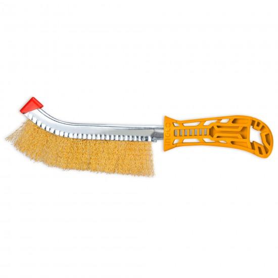 فرشاة سلك (فرشاة حديد) 250 ملم INGCO 250mm Heavy Duty Wire Brush, for Cleaning Rust Removal, Dirt, Paint Scrubbing