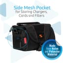 promate Compact Camera Case with Front Storage, Side Mesh Pocket and Shoulder Strap