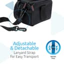 promate Compact Camera Case with Front Storage, Side Mesh Pocket and Shoulder Strap