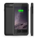 باور بانك 3,100mAh وكفر لهاتف iPhone 8 Plus أسود iPhone 8 Plus Case with Battery - Merlin