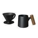 قمع قهوة V60 سيراميك 450 مل دي اتش بي او DHPO V60 Ceramic Pourover Coffee Brewer Set - SW1hZ2U6NTY4NTI5