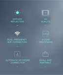 بروجكتر صغير لاسلكي للجوال محمول بالبطارية Merlin Cube HD Mini