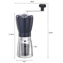 مطحنة قهوة يدوية 25gr أسود Manual Coffee Grinder - Tiamo