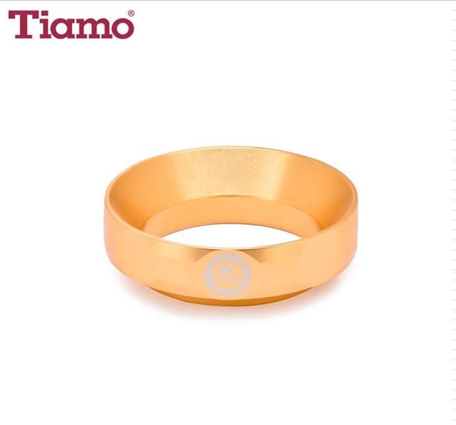 حافة لمقبض قهوة الاسبريسو 58mm ذهبي Shot Collar - Tiamo - 211886