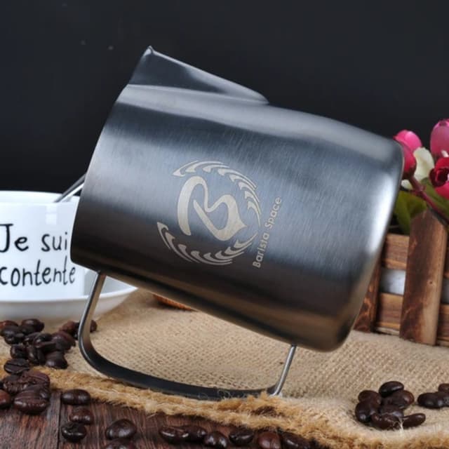 Barista Space Pitcher - Black (350ml)