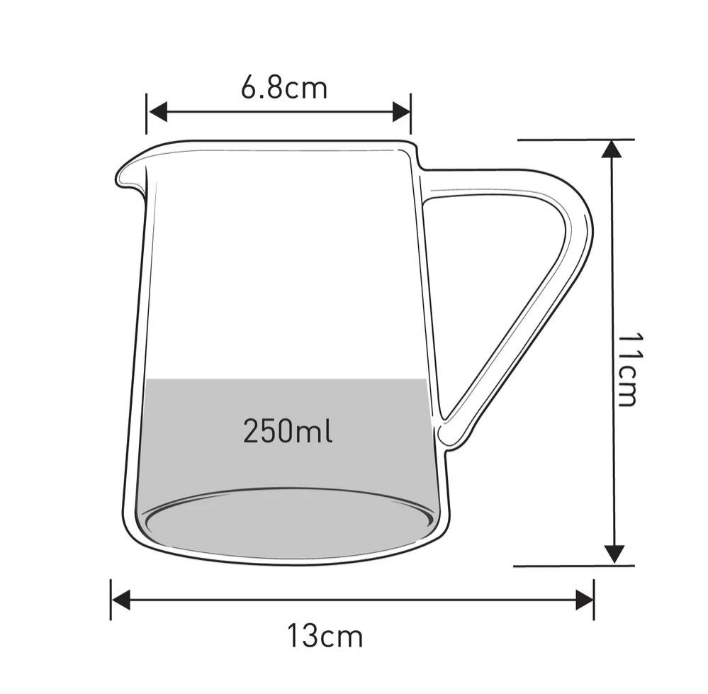 Brewers - 500ml Tall Glass Jug with Lid